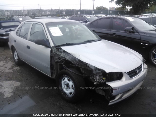 1NXBR12E9YZ356685 - 2000 TOYOTA COROLLA VE/CE/LE SILVER photo 1