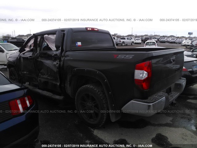 5TFEM5F17JX133600 - 2018 TOYOTA TUNDRA CREWMAX SR5 BLACK photo 3