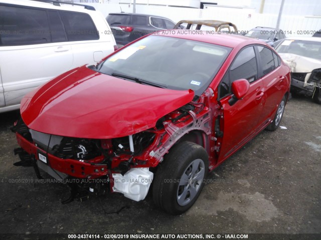 1G1BC5SM3J7169279 - 2018 CHEVROLET CRUZE LS RED photo 6