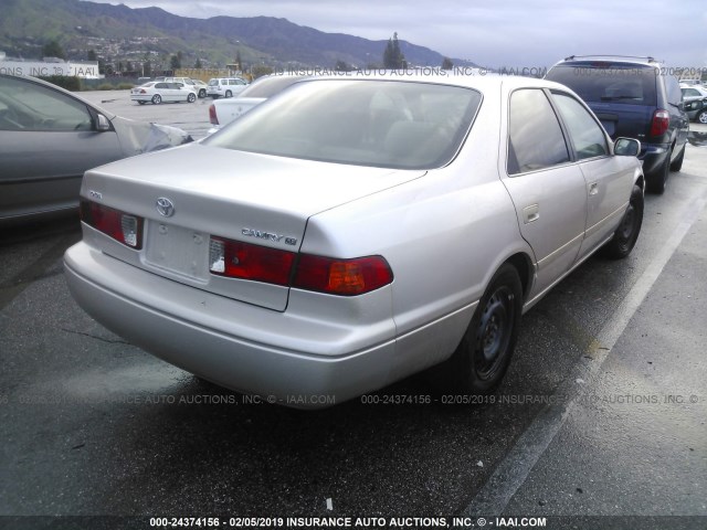 4T1BG22K61U061986 - 2001 TOYOTA CAMRY CE/LE/XLE TAN photo 4