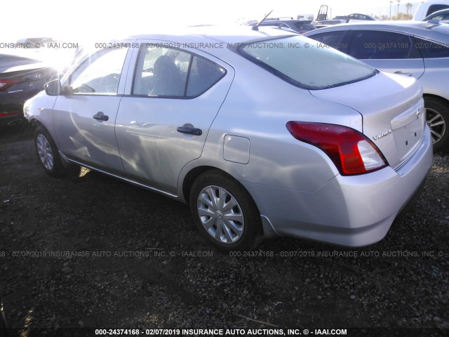 3N1CN7AP5GL854565 - 2016 NISSAN VERSA S/S PLUS/SV/SL SILVER photo 3