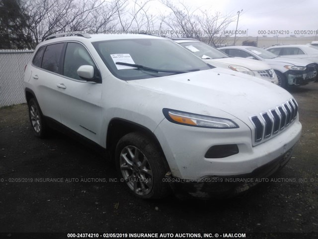 1C4PJLCB5GW275574 - 2016 JEEP CHEROKEE LATITUDE WHITE photo 1