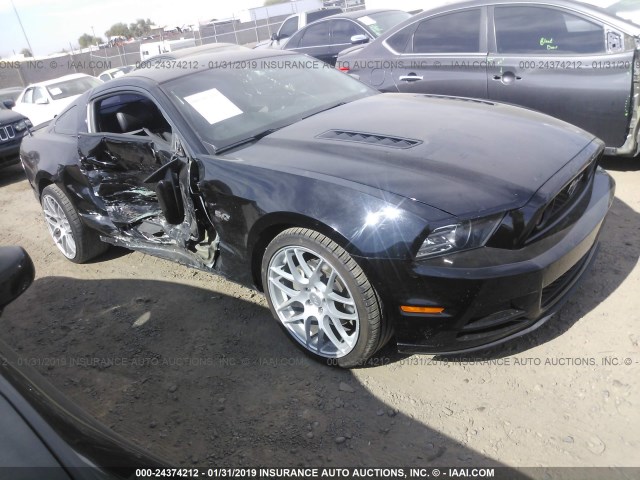 1ZVBP8CF9E5272427 - 2014 FORD MUSTANG GT BLACK photo 1