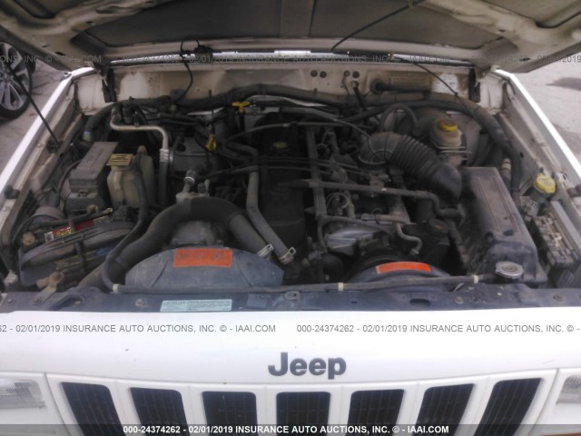 1J4FJ68S0WL115506 - 1998 JEEP CHEROKEE SPORT/CLASSIC თეთრი ფოტო 10