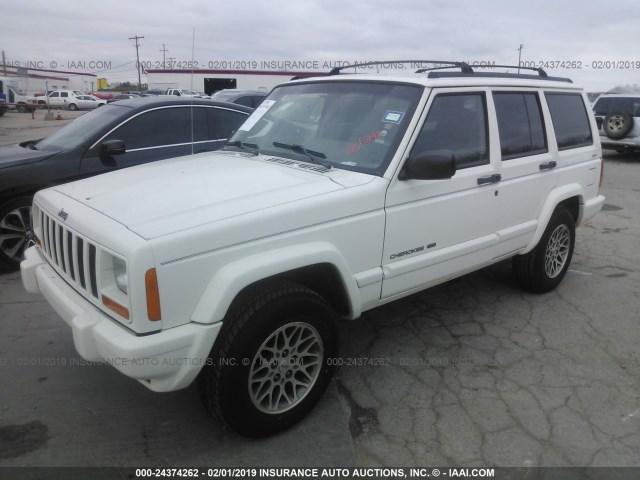 1J4FJ68S0WL115506 - 1998 JEEP CHEROKEE SPORT/CLASSIC თეთრი ფოტო 2