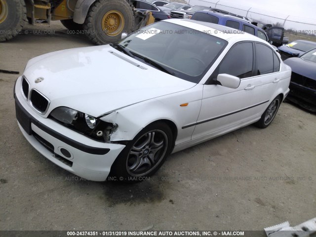 WBAEV53485KM42505 - 2005 BMW 330 I WHITE photo 2