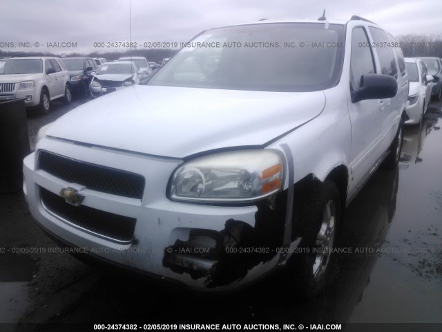 1GNDV33137D105294 - 2007 CHEVROLET UPLANDER LT WHITE photo 6