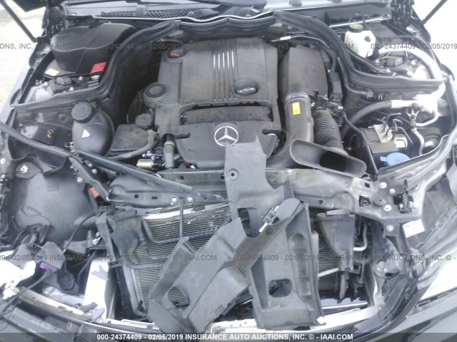 WDDGF4HB6ER313444 - 2014 MERCEDES-BENZ C 250 BLACK photo 10