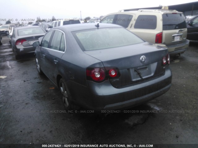 3VWRZ71K99M094022 - 2009 VOLKSWAGEN JETTA SE/SEL GRAY photo 3