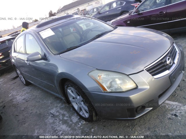 1N4BA41EX7C830975 - 2007 NISSAN MAXIMA SE/SL GRAY photo 1