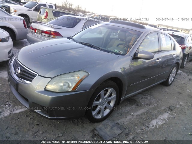 1N4BA41EX7C830975 - 2007 NISSAN MAXIMA SE/SL GRAY photo 2