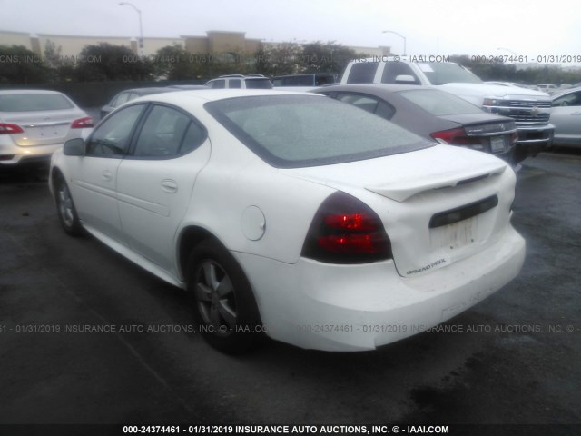 2G2WP552471107469 - 2007 PONTIAC GRAND PRIX WHITE photo 3