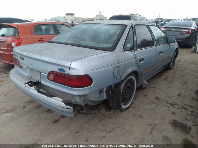 1FALP5242PA192022 - 1993 FORD TAURUS GL BLUE photo 4