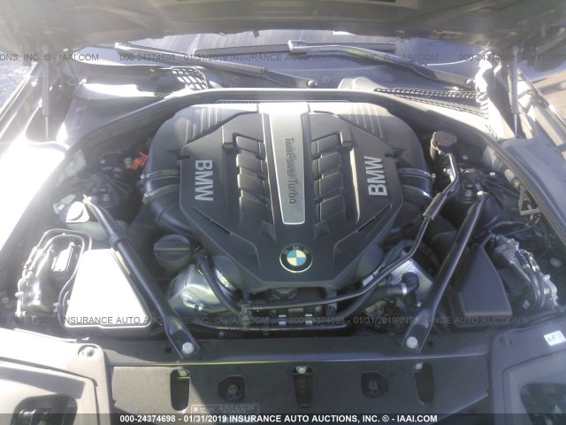 WBAKN9C51ED000947 - 2014 BMW 550 I BLACK photo 10