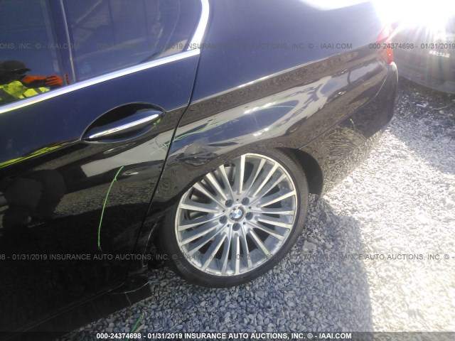 WBAKN9C51ED000947 - 2014 BMW 550 I BLACK photo 6