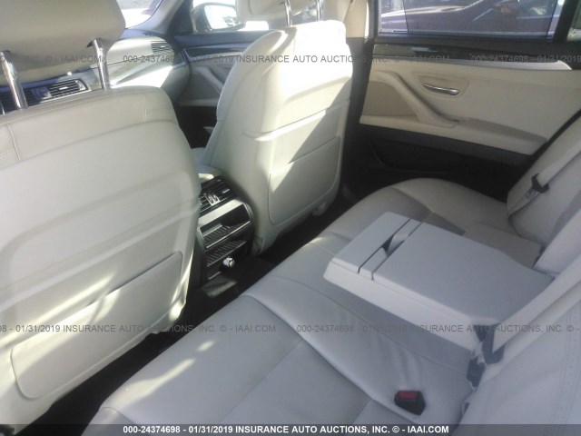 WBAKN9C51ED000947 - 2014 BMW 550 I BLACK photo 8