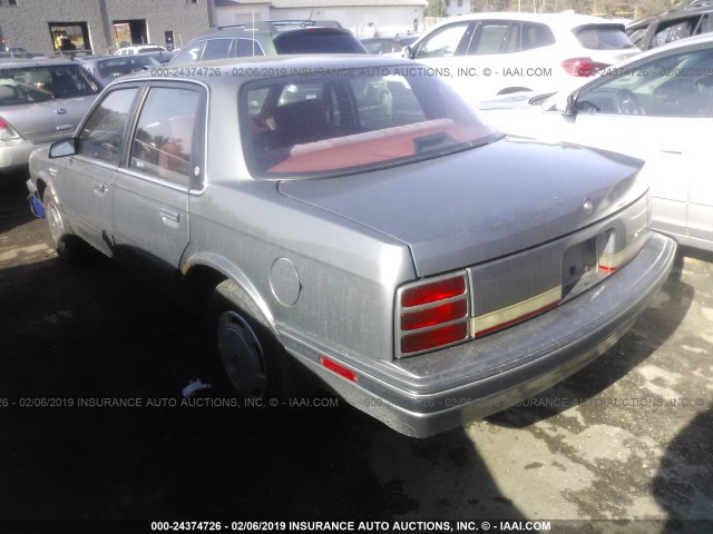 1G3AL54N2N6350135 - 1992 OLDSMOBILE CUTLASS CIERA S GRAY photo 3