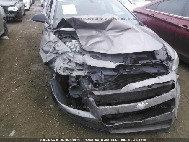 1G1ZA5EU0BF339783 - 2011 CHEVROLET MALIBU LS BROWN photo 6
