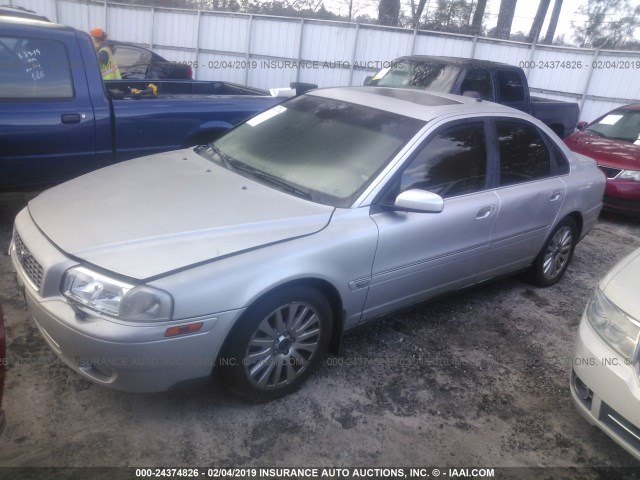 YV1TS91Z441353893 - 2004 VOLVO S80 T6/ELITE SILVER photo 2