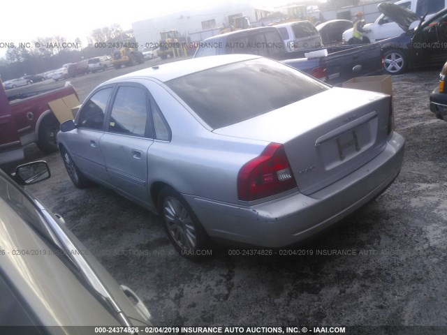 YV1TS91Z441353893 - 2004 VOLVO S80 T6/ELITE SILVER photo 3