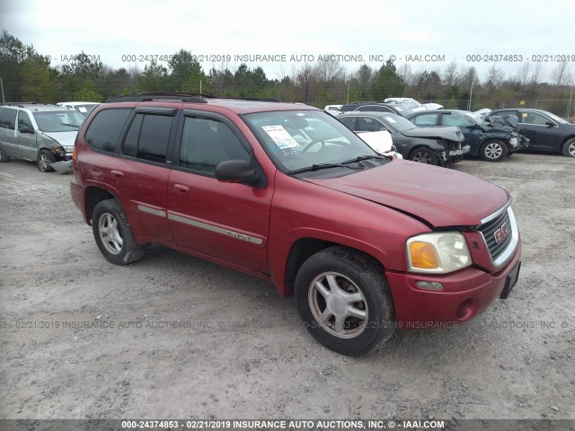 1GKDS13S322162571 - 2002 GMC ENVOY RED photo 1