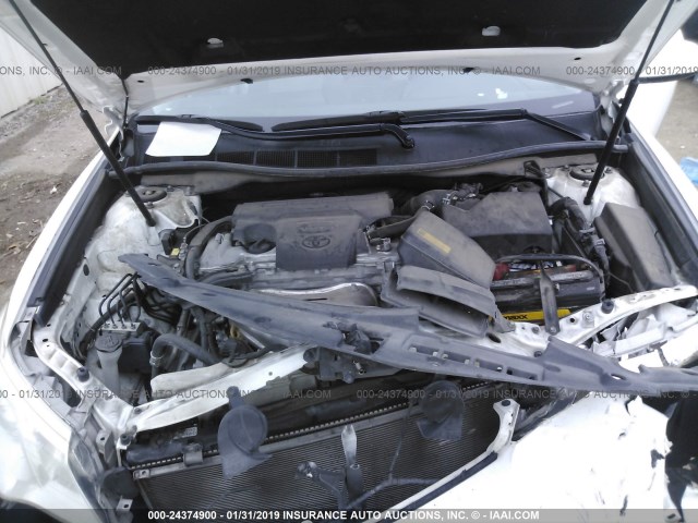 4T4BF1FK9ER418242 - 2014 TOYOTA CAMRY L/SE/LE/XLE WHITE photo 10