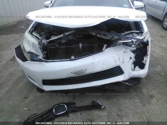 4T4BF1FK9ER418242 - 2014 TOYOTA CAMRY L/SE/LE/XLE WHITE photo 6