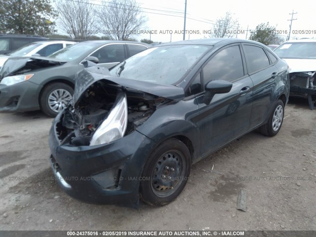 3FADP4AJXBM207187 - 2011 FORD FIESTA S GRAY photo 2