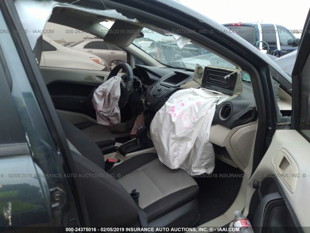 3FADP4AJXBM207187 - 2011 FORD FIESTA S GRAY photo 5