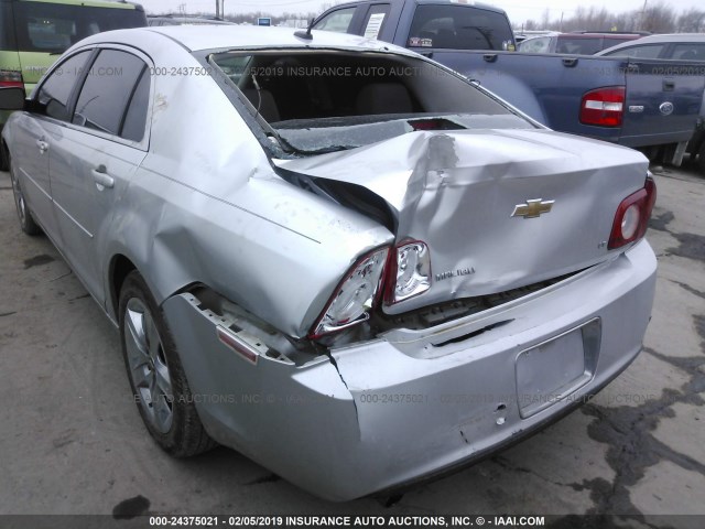 1G1ZH57B194116696 - 2009 CHEVROLET MALIBU 1LT ვერცხლისფერი ფოტო 6