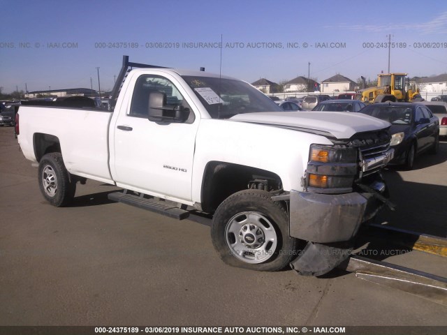 1GC0CUEG6FZ115100 - 2015 CHEVROLET SILVERADO C2500 HEAVY DUTY WHITE photo 1