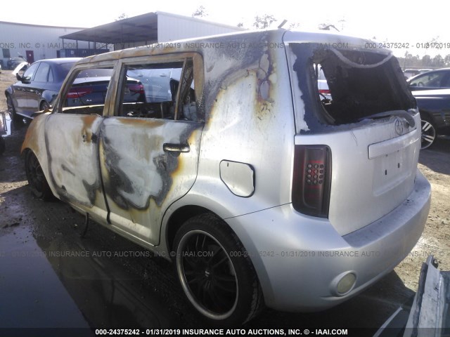 JTLKE50E091085520 - 2009 TOYOTA SCION XB SILVER photo 3