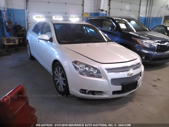 1G1ZE5E70A4115194 - 2010 CHEVROLET MALIBU LTZ WHITE photo 1