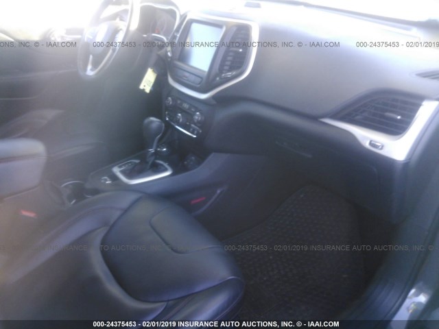 1C4PJMBS2FW594727 - 2015 JEEP CHEROKEE TRAILHAWK 灰色 照片 5