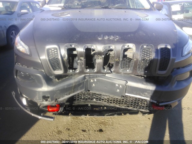 1C4PJMBS2FW594727 - 2015 JEEP CHEROKEE TRAILHAWK 灰色 照片 6