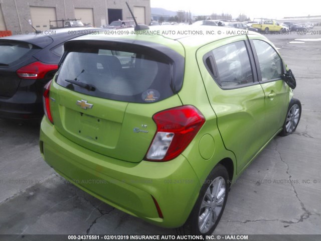 KL8CD6SA1GC645557 - 2016 CHEVROLET SPARK 1LT GREEN photo 4