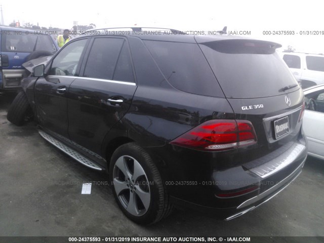 4JGDA5JB4JB156667 - 2018 MERCEDES-BENZ GLE 350 BLACK photo 3