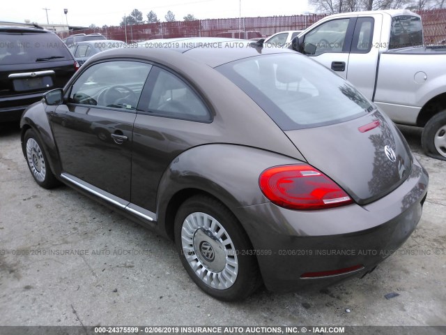 3VWJP7AT1DM694229 - 2013 VOLKSWAGEN BEETLE BROWN photo 3