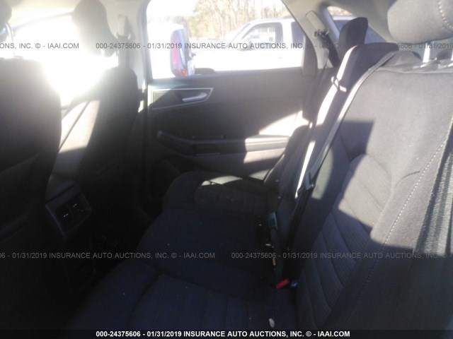 2FMPK3J94HBB40551 - 2017 FORD EDGE SEL SILVER photo 8