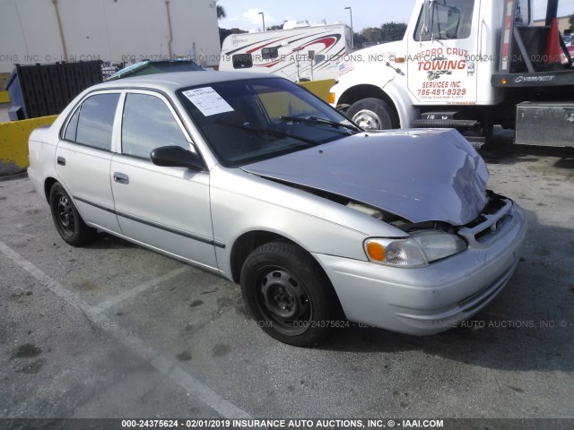 1NXBR12E6XZ178202 - 1999 TOYOTA COROLLA VE/CE/LE SILVER photo 1