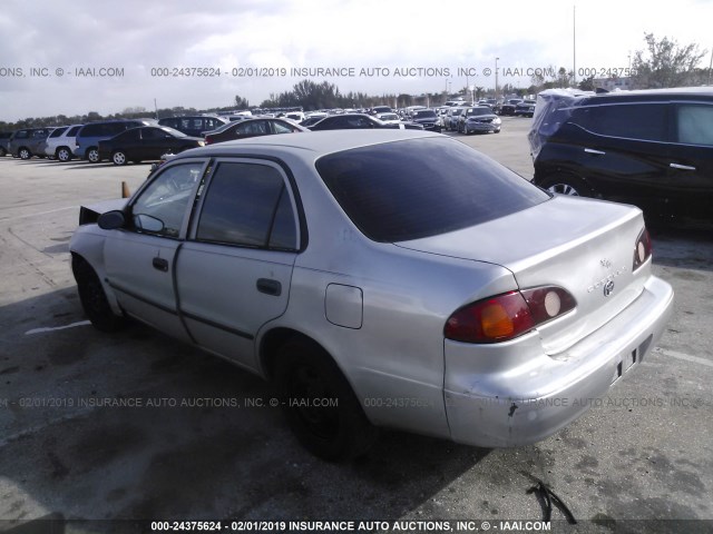 1NXBR12E6XZ178202 - 1999 TOYOTA COROLLA VE/CE/LE SILVER photo 3