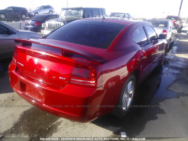 2B3KA33G48H310922 - 2008 DODGE CHARGER SXT 红色 照片 4