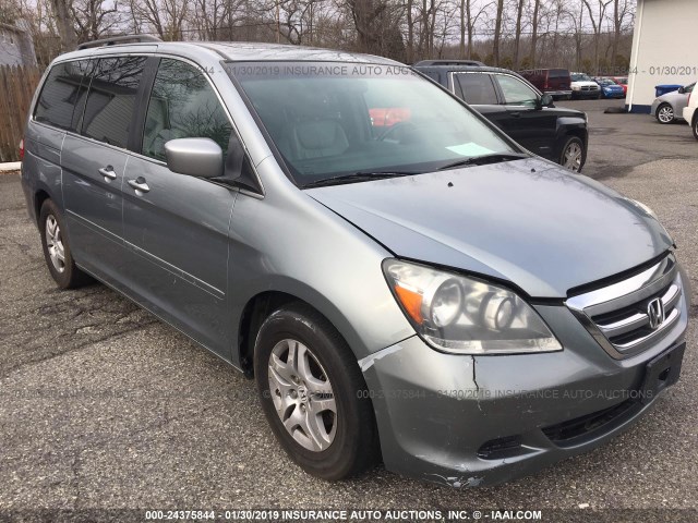 5FNRL38607B066181 - 2007 HONDA ODYSSEY GRAY photo 1