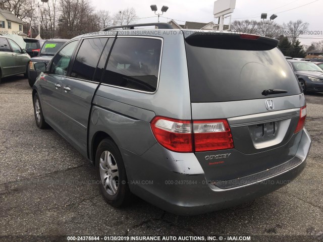 5FNRL38607B066181 - 2007 HONDA ODYSSEY GRAY photo 3