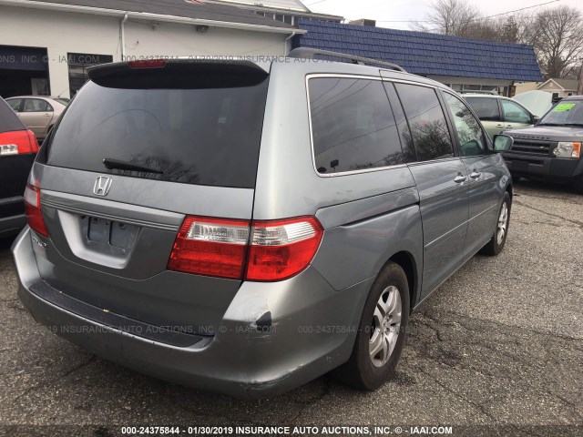 5FNRL38607B066181 - 2007 HONDA ODYSSEY GRAY photo 4