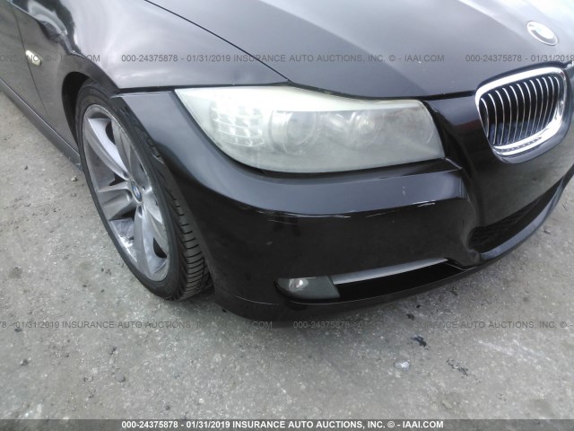 WBAPM5C51BE435197 - 2011 BMW 335 I BLACK photo 6