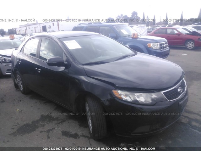 KNAFU4A22C5591118 - 2012 KIA FORTE EX 黑色 照片 1