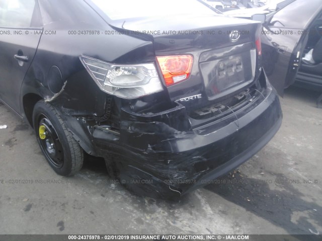KNAFU4A22C5591118 - 2012 KIA FORTE EX 黑色 照片 6