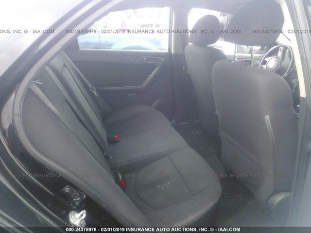 KNAFU4A22C5591118 - 2012 KIA FORTE EX 黑色 照片 8