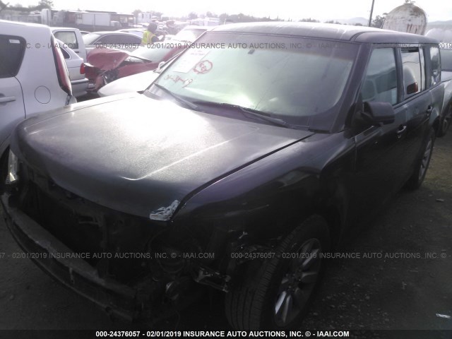 2FMDK51C49BA01094 - 2009 FORD FLEX SE BLACK photo 2